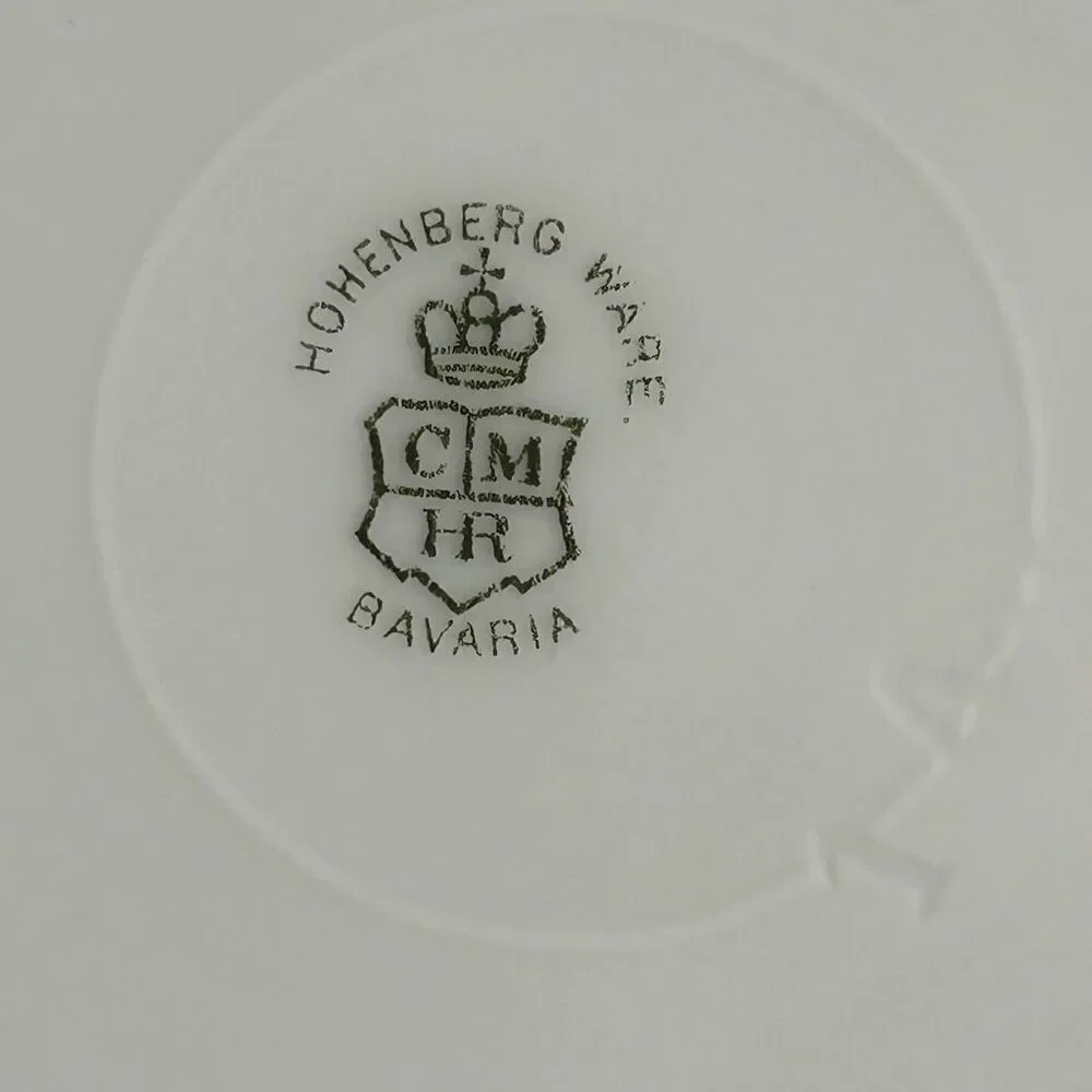 Vintage Hohenberg Ware Bavaria Ramekin with Under Plate